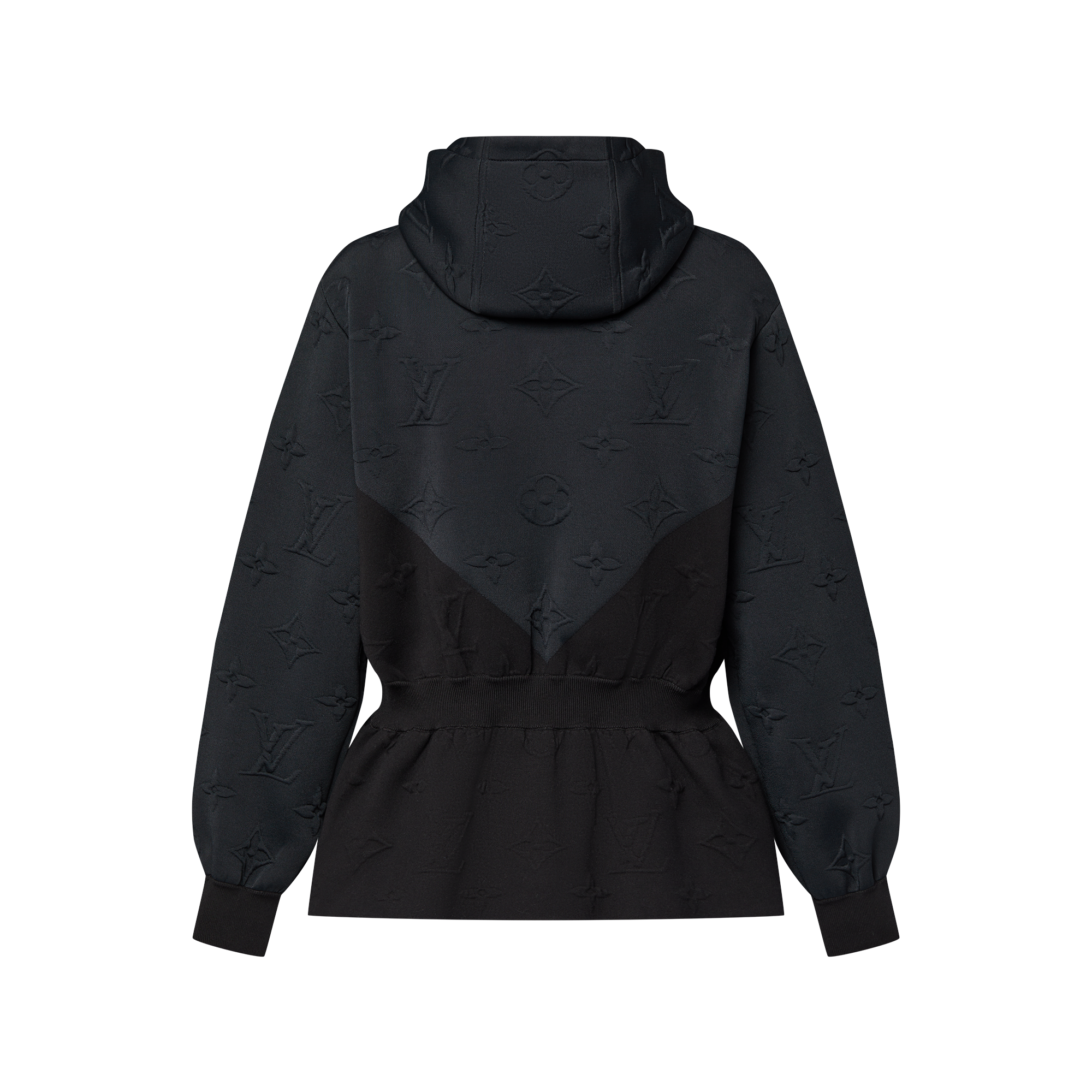 3D Monogram Peplum Hoodie - Ready-to-Wear | LOUIS VUITTON